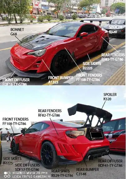 GT86 VRS-Style Bodykit