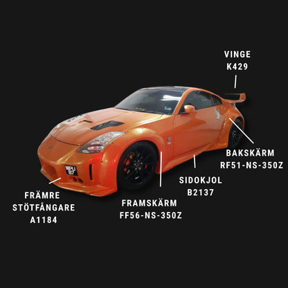 350Z VS-Style Widebodykit