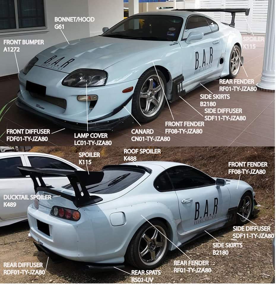 Supra mk4 Ridox-Style WideBodykit