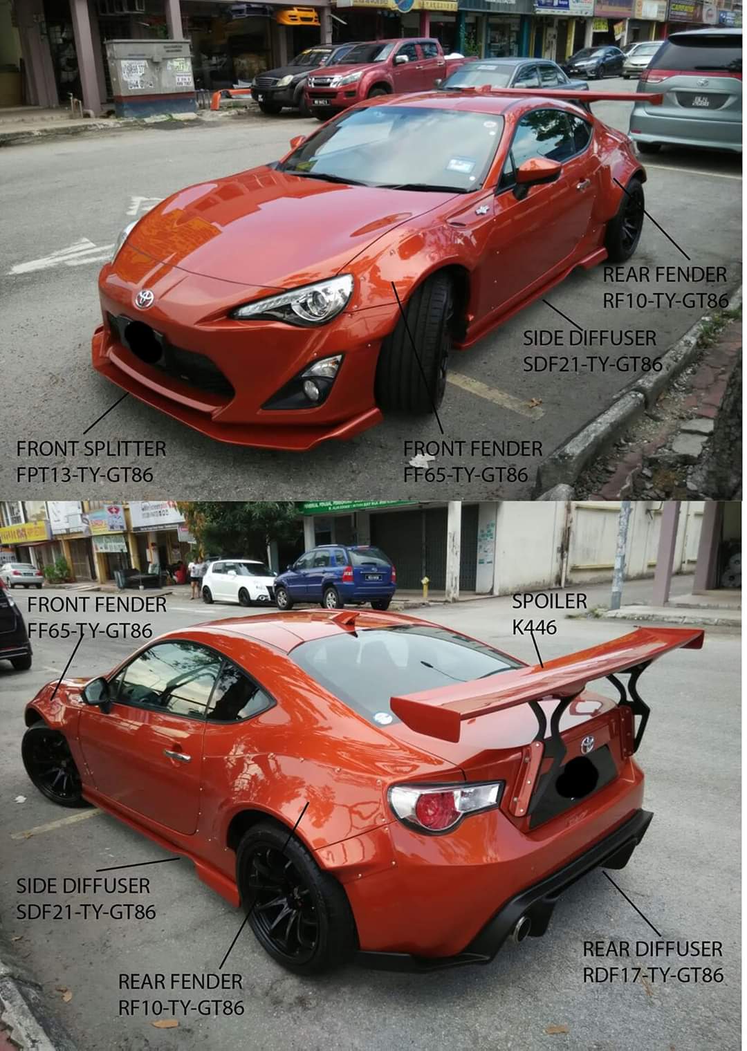 GT86 RB-Style V1 Bodykit