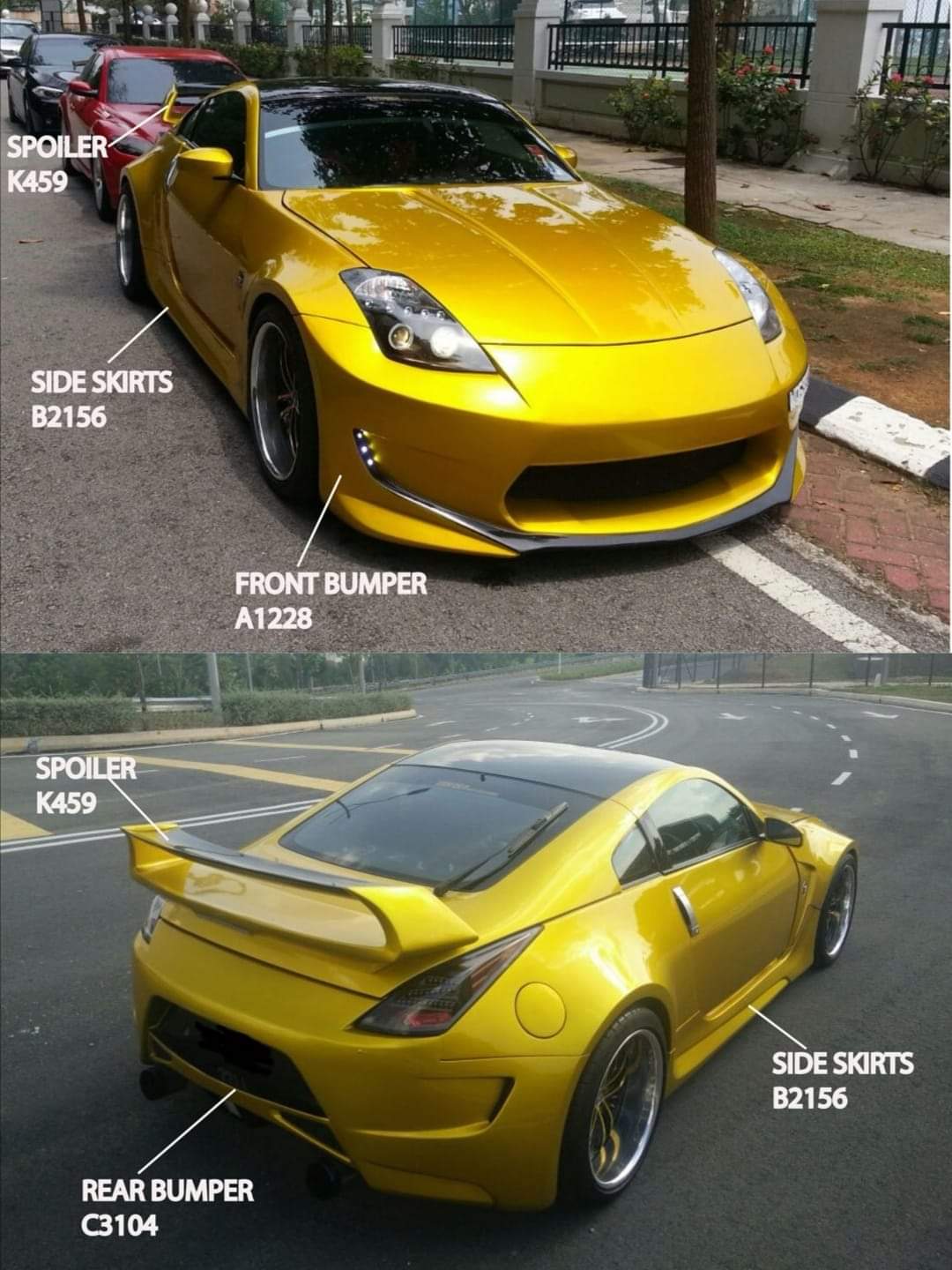 350Z Z33 Amuse II Style Bodykit