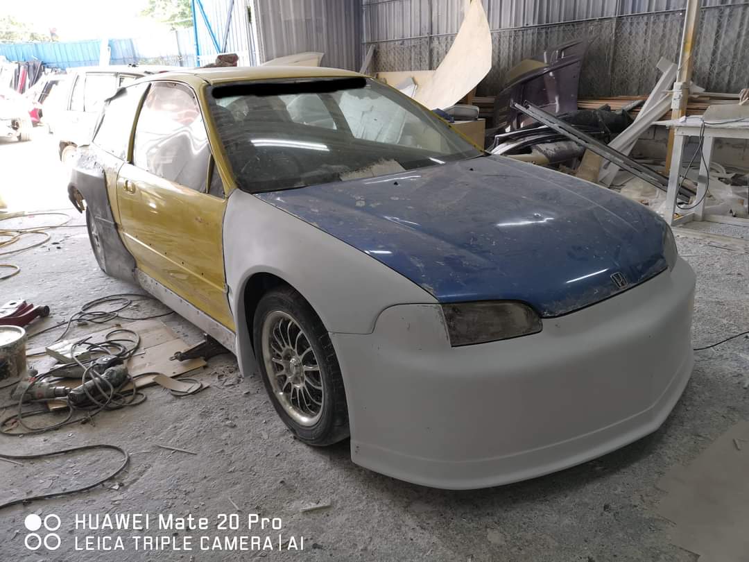 Civic EG6 Drag-Style Bodykit