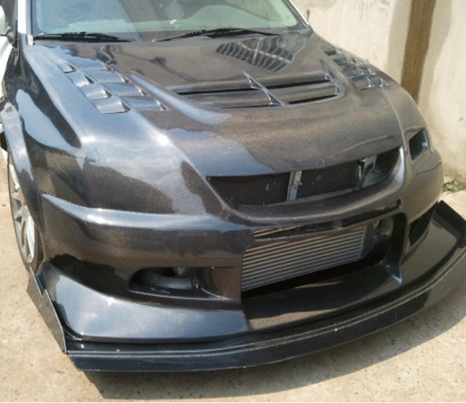 Evo 7-9 Kolfiber Frontend