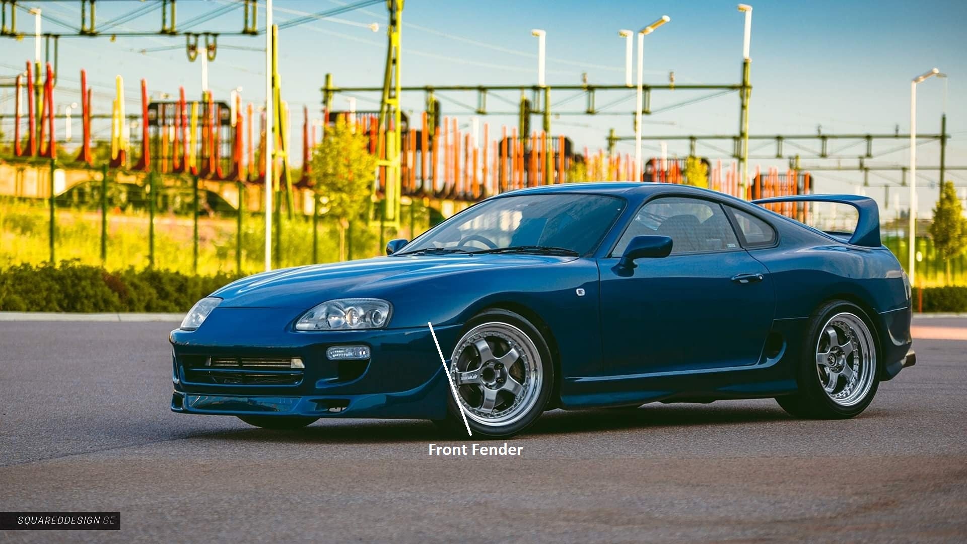 Supra Mk4 Oem-style Framskärmar