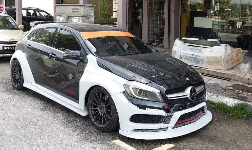 Mercerdes A45 GT-Style Bodykit