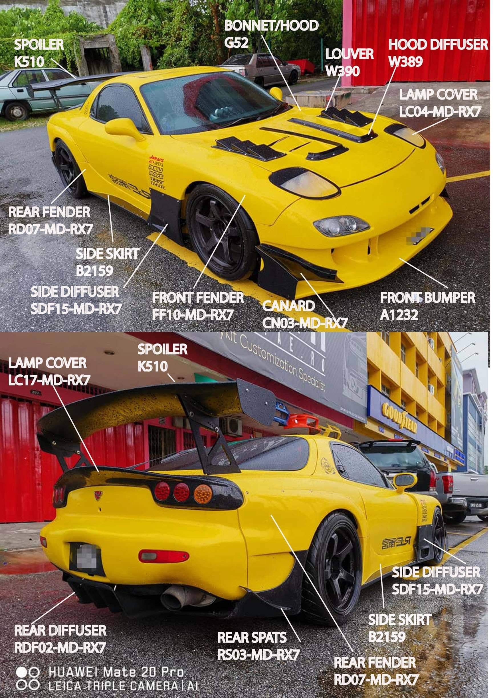 RX-7 Re Am-Style Widebodykit
