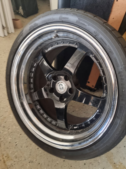Uppsättning HRE 545 3-splitt fälgar